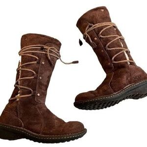 UGG Australia Surfcat Shearling Tall Suede BOOTS 5158 size 8 brown